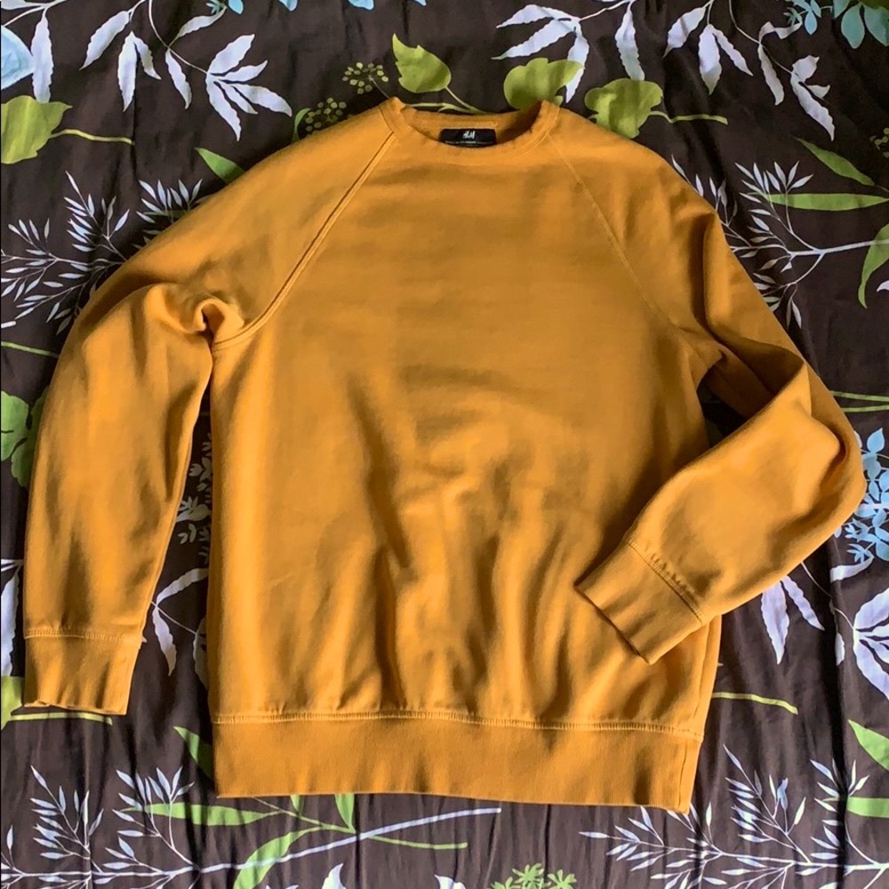 🌞 H&M Yellow-Orange Sweatshirt (men’s/unisex)